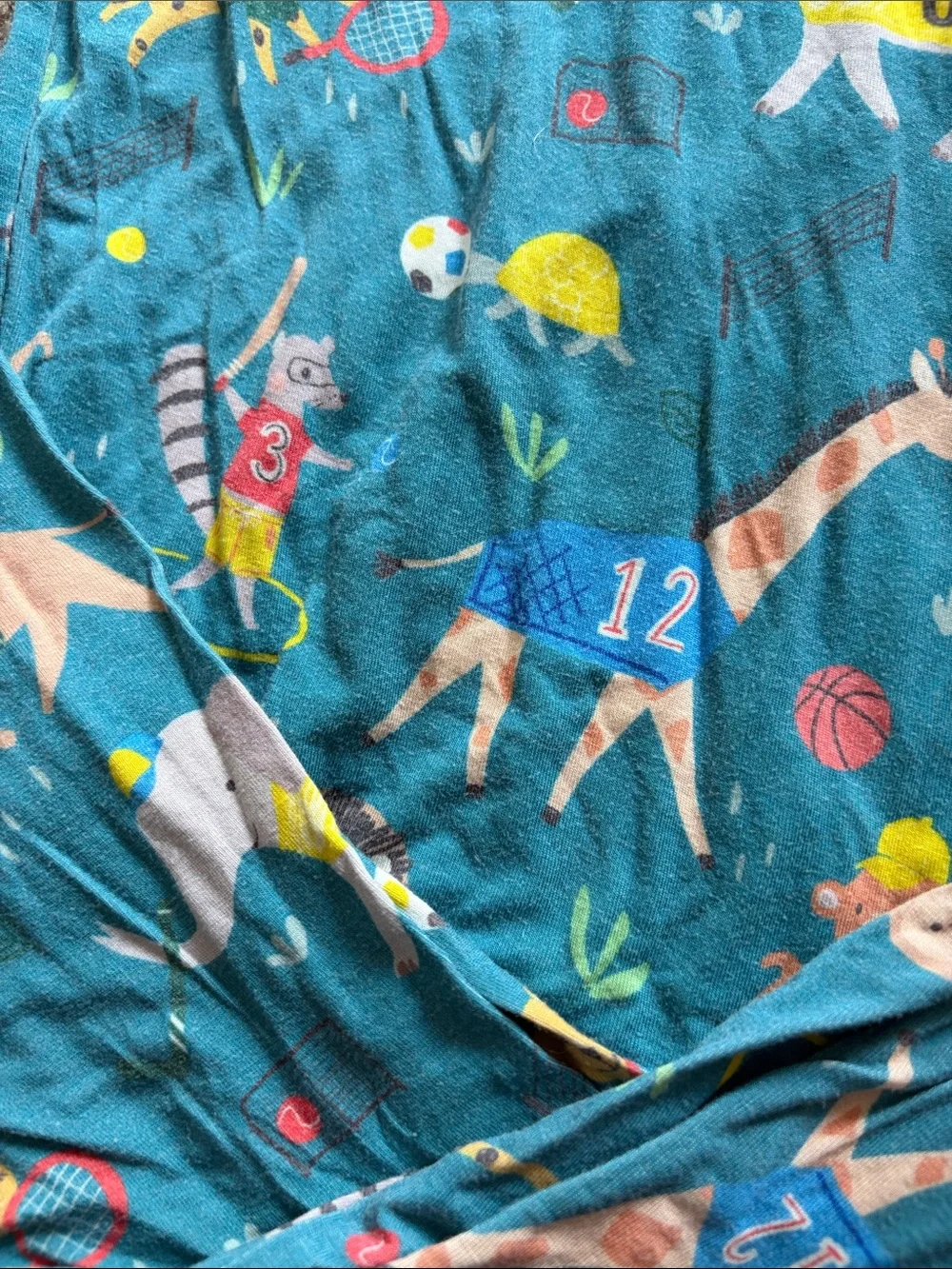 B70 Little Sleepies Bamboo 2pc PJ Set, 2t PILLING Sports Animal Print